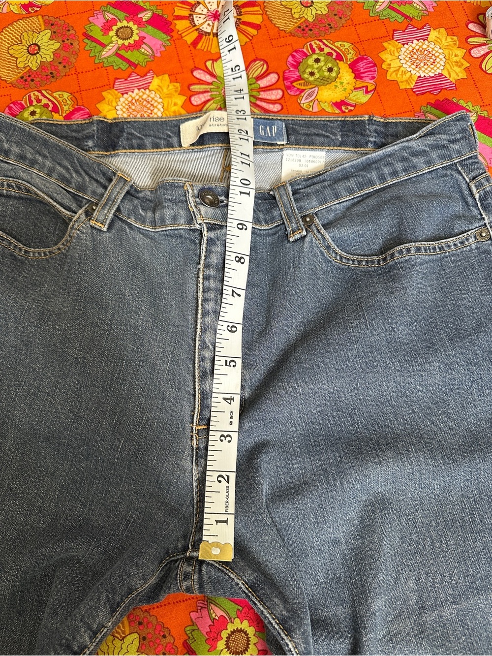 GAP- Low Rise Flare π jeans - Picture 8 of 12